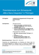 Potentialanalyse zum Wachstumsfeld „Mikro-Nano-Integration“ in Thüringen