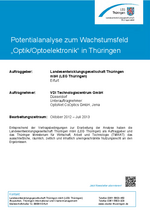 Potentialanalyse zum Wachstumsfeld „Optik/Optoelektronik“ in Thüringen
