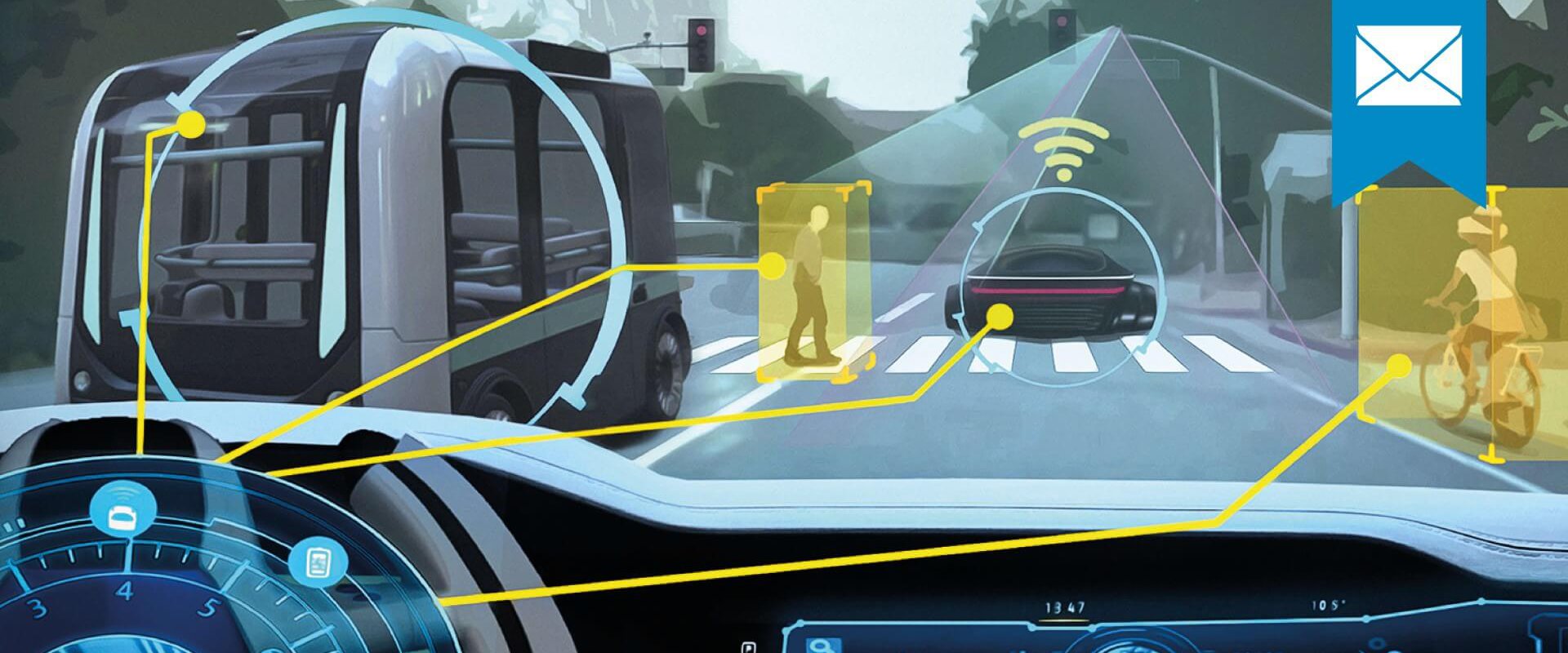 Autonomes fahren in der Zukunft inklusive Objekterkennung