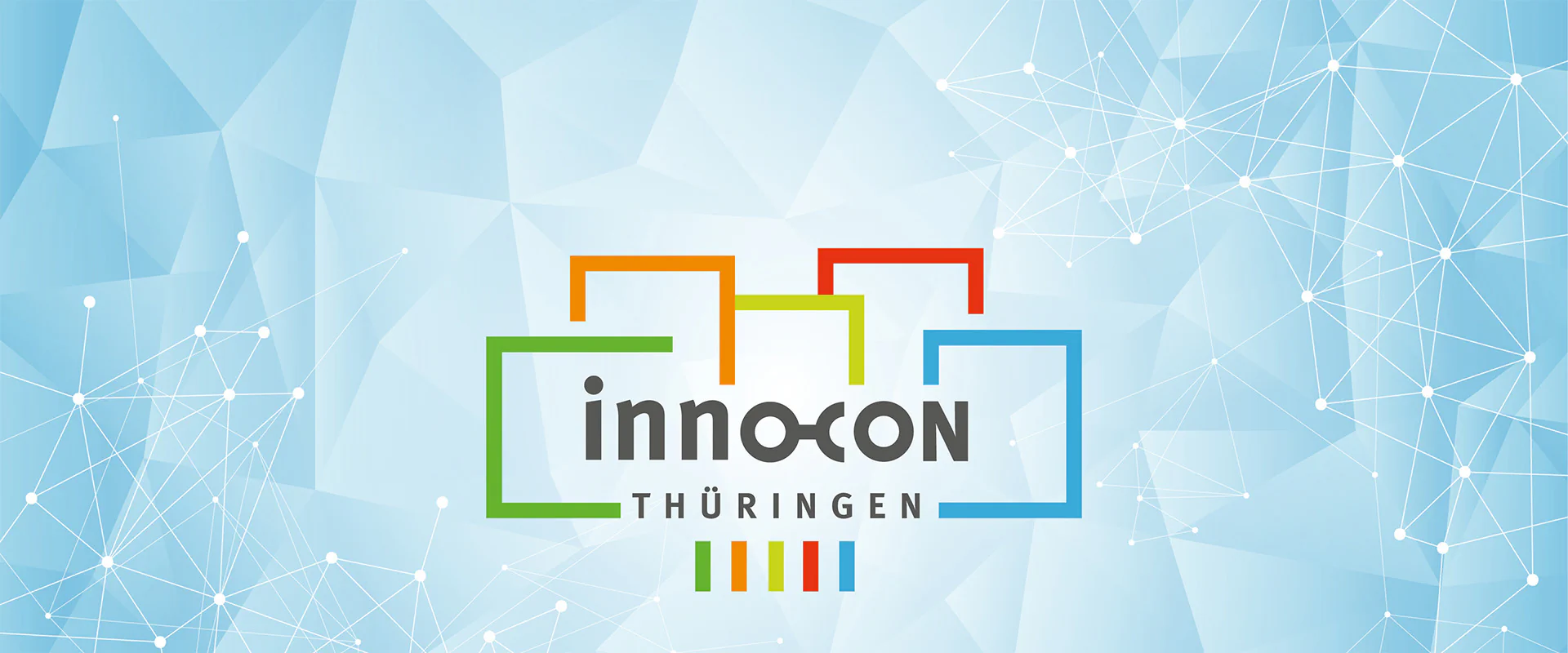 InnoCON 2025 Logo-Design von InnoCON Thüringen, modern und ansprechend, mit klaren Linien und einer harmonischen Farbpalette.