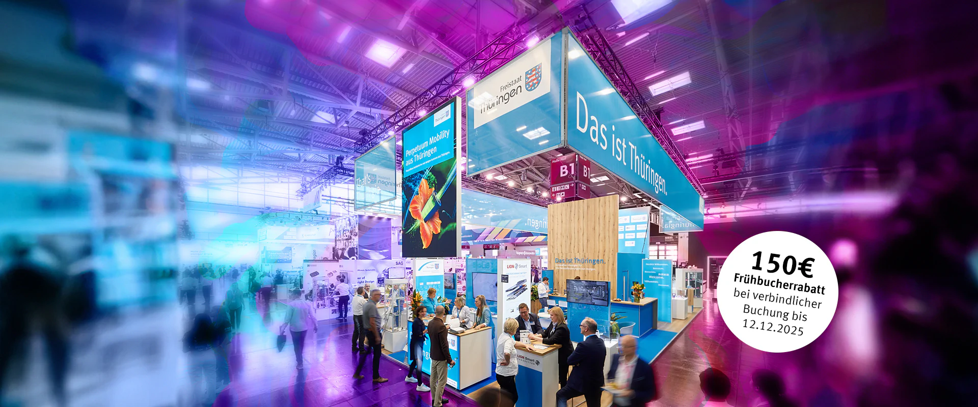 Einfach. Messe. Unser aktuelles Messeprogramm. Bildbeschreibung / description: Einfach. Messe. Unser aktuelles Messeprogramm.